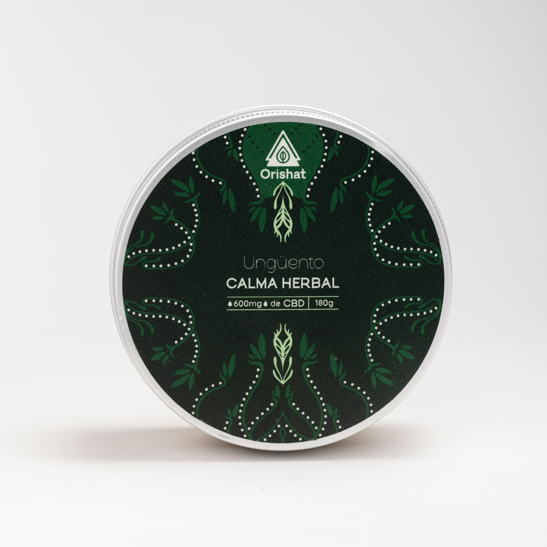 UNGÜENTO CALMA HERBAL DE CANNABIS 180g CBD 600 mg