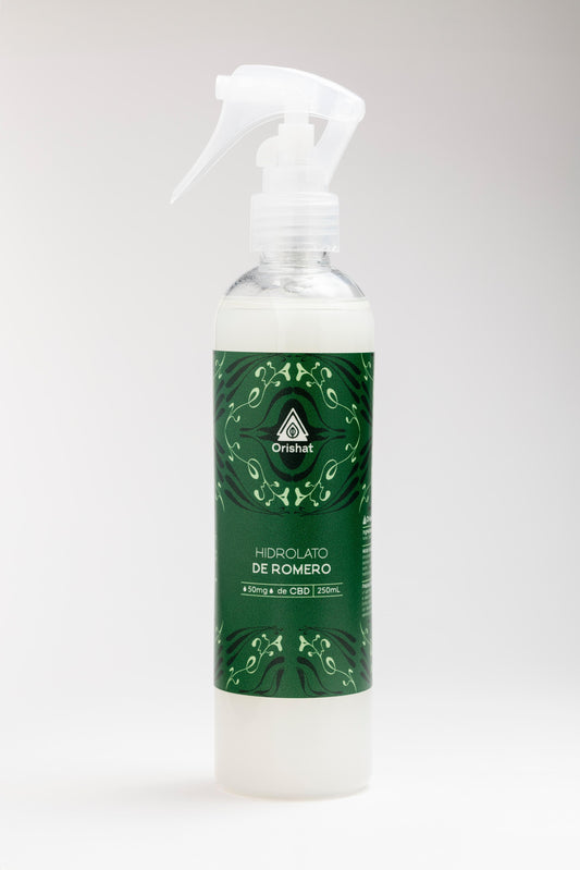 HIDROLATO DE ROMERO CON NANOPARTÍCULAS DE CBD 250 mL CBD 50mg